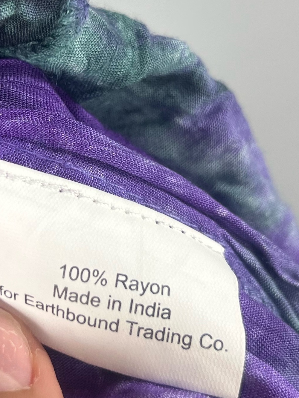 Earthbound Tie Dye Hippie Boho Wide Leg Stretchy Waist Pants Small - Picture 6 of 7